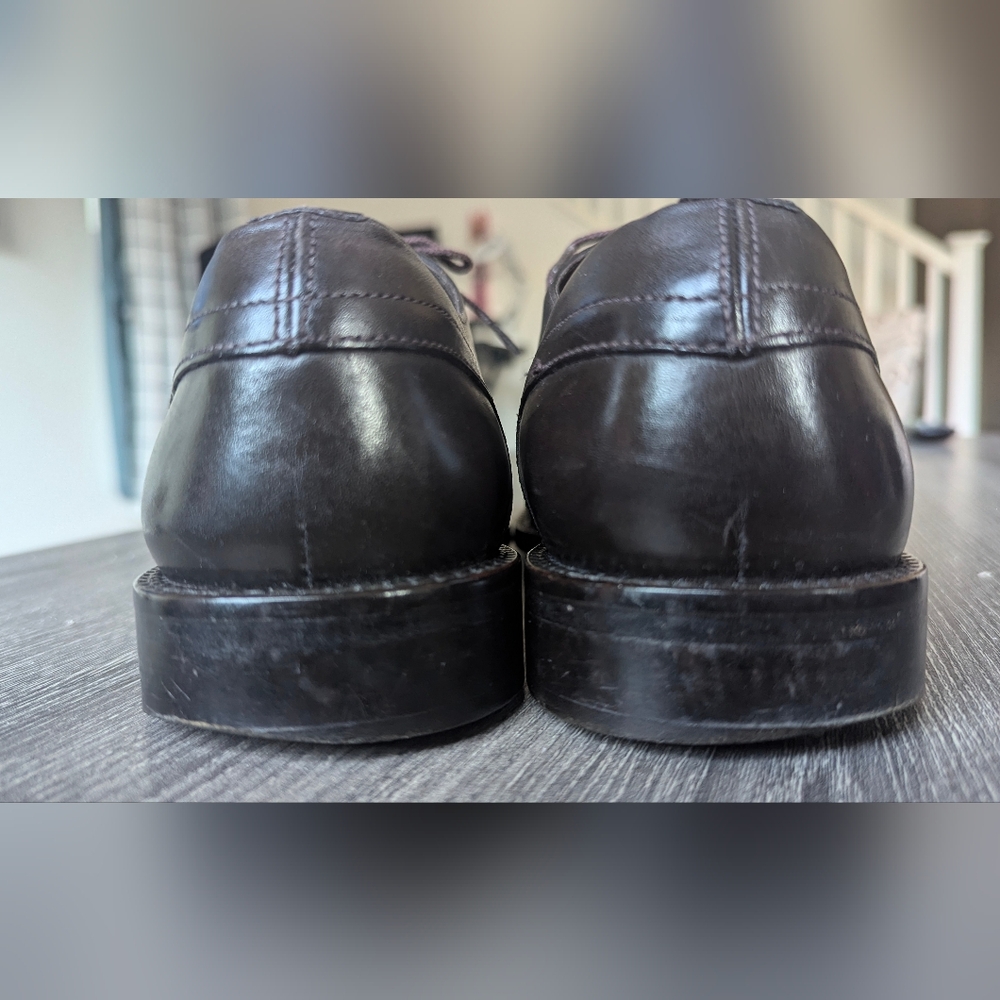 🔥Price Drop🔥Dark Brown Leather Derbys Cap Toe Myer , 9 M/US - Picture 8 of 12